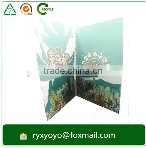 a4 Cusomized pp Plastic Two Pocket File Folder photo-4