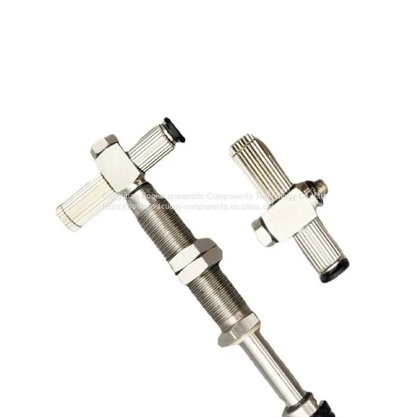 Vacuum Pads With Vertical Spring Plungers Connector for Suction Cups Connection M3 M5 G1/8