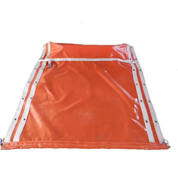 Manufacture Floating PVC Solid Float Oil Spill Containment Boom and Silt Curtain for Emergency Oil Treatment photo-3