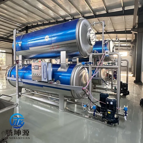 High Temperature Autoclave, High Pressure Sterilizer for Meat Products, Water Bath Spray Sterilization Equipment