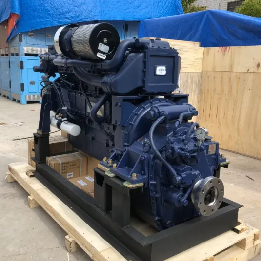Easy Maintenance Weichai WD10C326-21 Marine Diesel Power 326HP for Offshore Boats and Service Vessels photo-3
