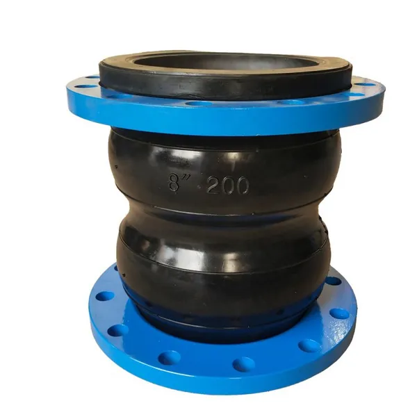 High Quality 8 Inch EPDM Galvanized Neoprene Flexible Rubber Expansion Joint With PN16 Flange photo-4