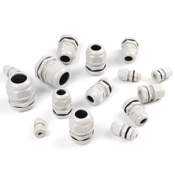 White Nylon Cable Glands for Outdoor Equipment IP68 Protection photo-2