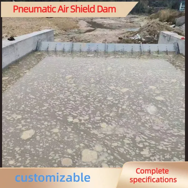 Integrated Welded Pneumatic Shield Dam Wear Resistant Rubber Material Water Storage Dam for Urban River Landscape photo-5