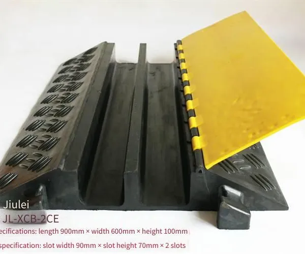 Jiulei Brand Jl-xcb-2ce Rubber and Plastic Bridge Belt [manufacturer] Length: 900mm * Width: 600mm * Height: 100mm - Slot Width: 90mm * Slot Height: 70mm * 2 Wire Slots photo-2