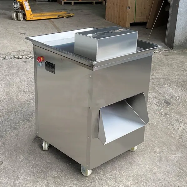 Stainless Steel Fresh Beef Pork Cutting Commercial Meat Cutter Machine Electric Meat Strip Cutter Industrial Meat Cutter For Catering Meat Shop Use photo-4