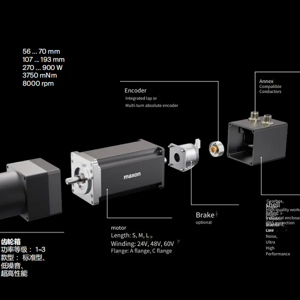 Maxonre 50 ∅50 Mm, Graphite Brushes, 200 w. Advantageous Supply of Motors in All Models From Original Swiss and German Factories photo-2