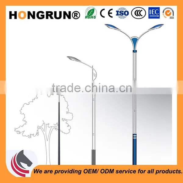 7m-13m Multi-model Street Lamp Pole Used for Residential Area and Downtown Lighting