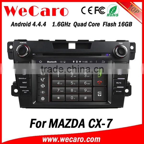 Wecaro in Dash Touch Screen Android 4.4.4 Car Radio Multimedia Dvd Player for Mazda Cx-7 Autoradio Car Dvd Gps Navigation System photo-4