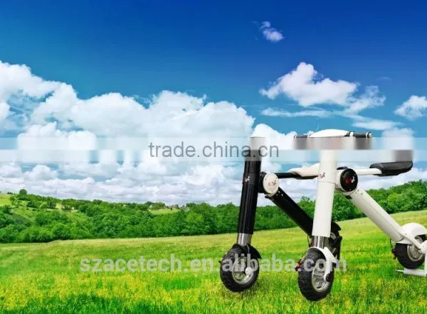 2016 New Design Smart 2 Wheels Ithium Battery 10 Inch Folding Electric Scooter photo-3
