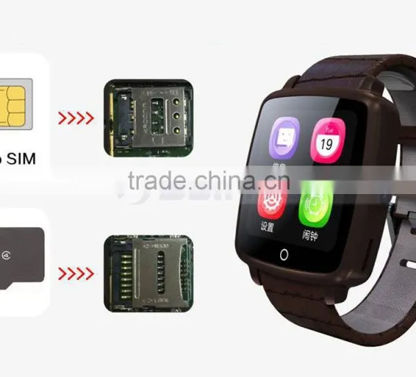 Smart Hand Latest Wrist Watch Mobile Phone Mobile Cell Phone With Alarm Camera SIM Function photo-3