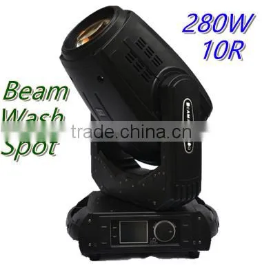 Beam Spot Wash 280w Moving Head Light, 280w 10R Beam Wash Spot 3in1 Moving Head Light photo-2