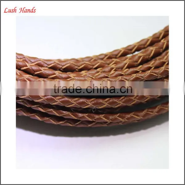 Round Leather Braided Cord Sunglasses Holders Quality Choice photo-6