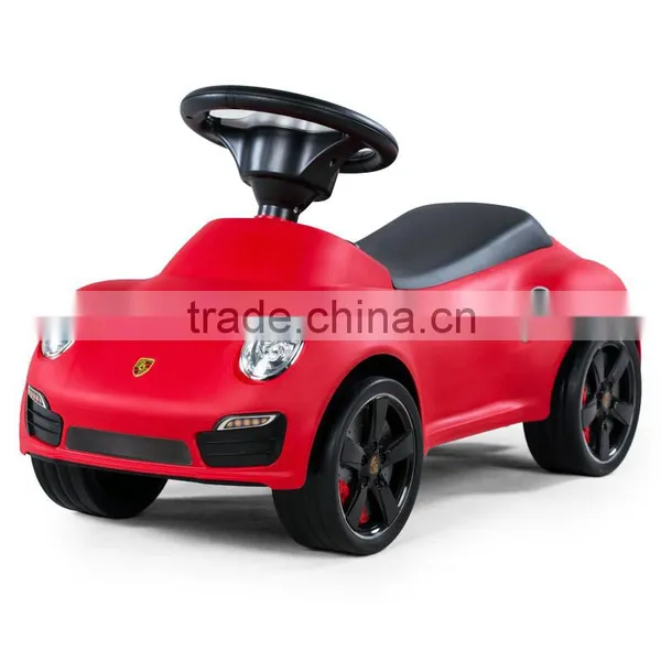 No Need Power Use Foot Pushing Licensed Ride on Car Porsche photo-3