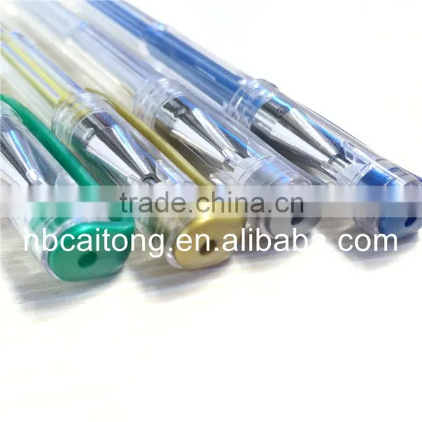 Colorful Metallic Colored Gel Ink Pens photo-2
