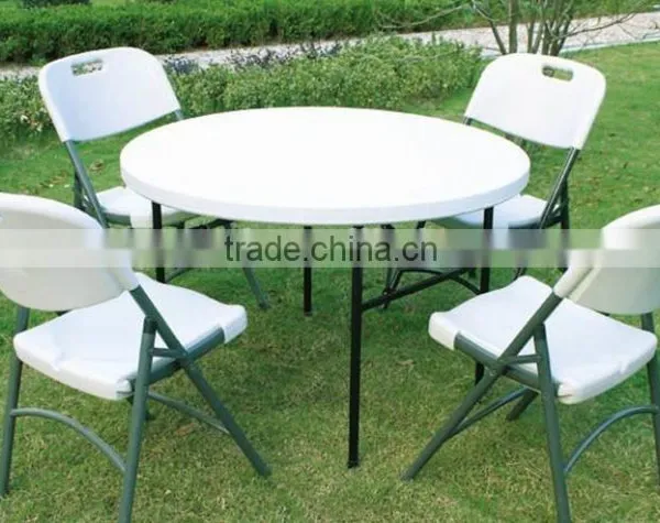 Blow Molding White Folding Plastic Banquet Table PT-03 photo-3