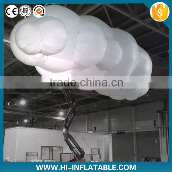 Inflatable Cloud Decoration Inflatable White Cloud With Led Light
