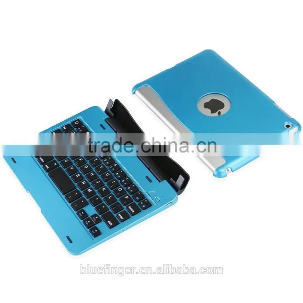 Bluefinger Bluetooth 3.0keyboard Case Cover for IPad Mini With Detacable Cover,calmshell Keyboard, photo-2