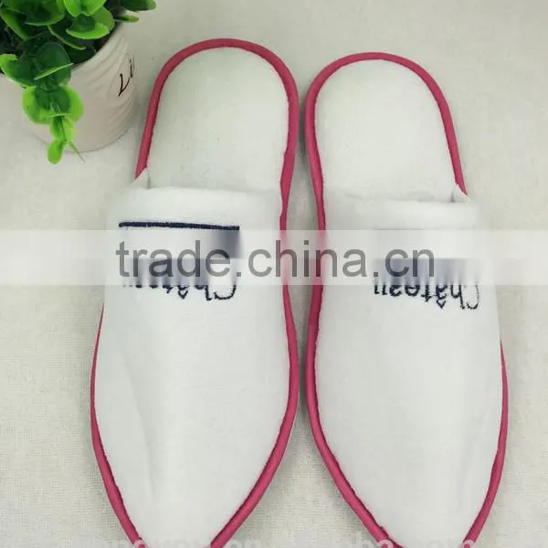 Top Selling Custom Disposable Slippers With Embroidery Hotel Logo photo-2