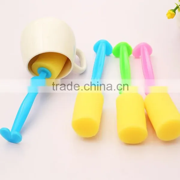 M059 Interesting Cartoon Washing Brush Sponge Clean Cup Brush Glass Brush photo-2