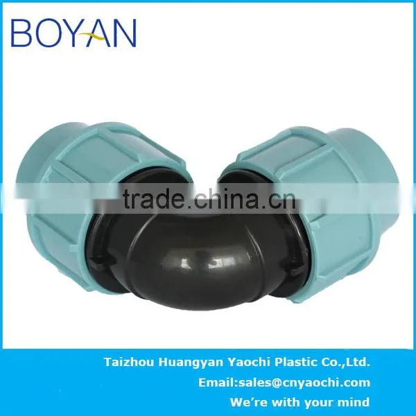 BOYAN PP Compression Quick Pipe Fittings 90 Degree Equal Elbow photo-2