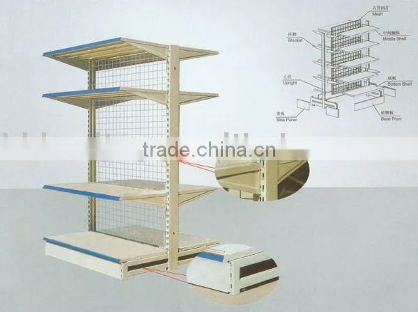 Double Side Back Wire Shelf