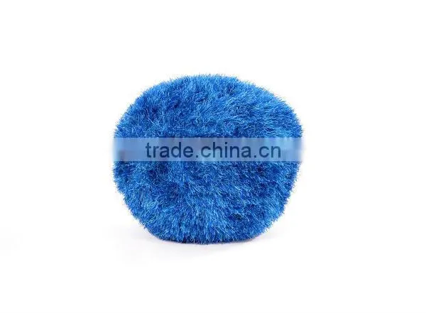 Natural Furnish Shaggy Pouf Ottomans
