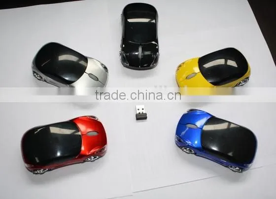 USB 2.4GHz 3D Optical Vehicle Mouse Car USB Wireless Mouse For PC Laptop Computer photo-4