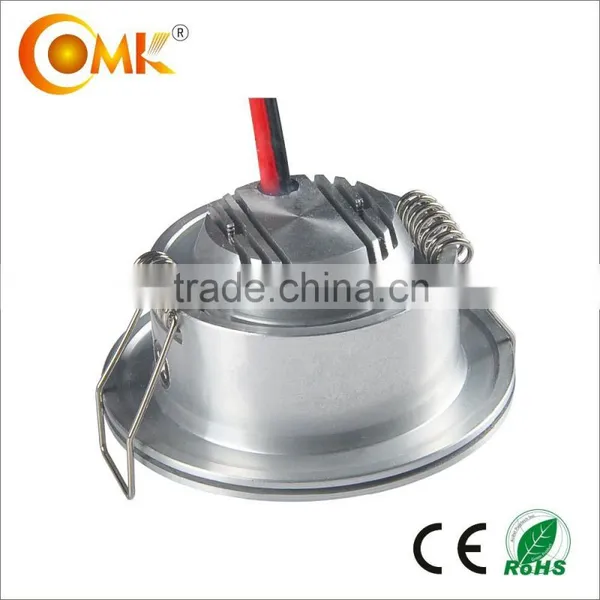 1w 3w Cree Pure Aluminum Anti-glare Round Wireless Led Under Cabinet Lighting photo-2