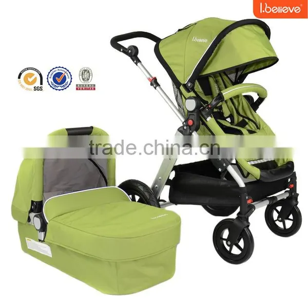 Hot Design Good Quality Best Seller Europe Style Baby Stroller 3 in 1 With Carry Cot photo-3