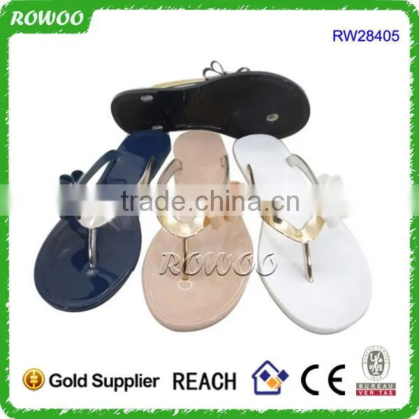 Jelly Open Toe Silver Diamont Sling Back Flat Sandals photo-5