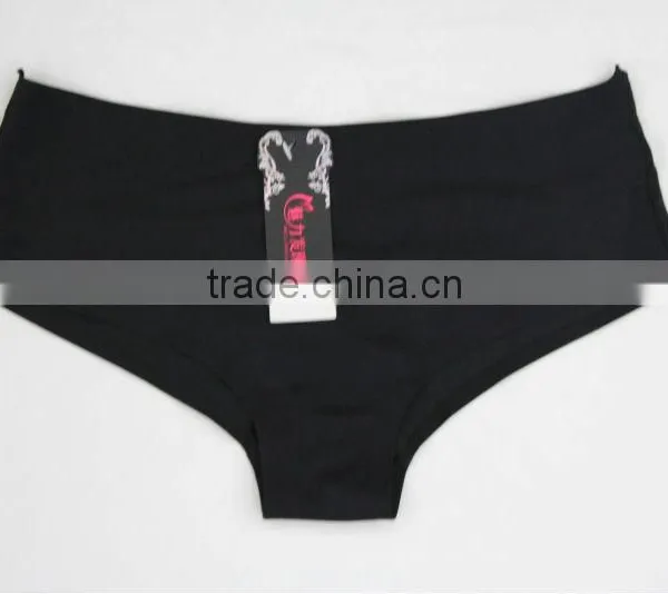 Seamless One Piece Hot Sexy Low Waist Ladies Boxer Shorts photo-4