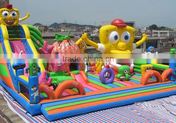 Russia Model Amazing Spongebob Inflatable Trampolines From China Quality Choice photo-4