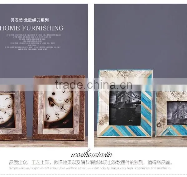 2016 BHM Nordic Style Customized Logo 4*6in Ceramic Photo Frame for Arts and Craft Home Decor photo-5