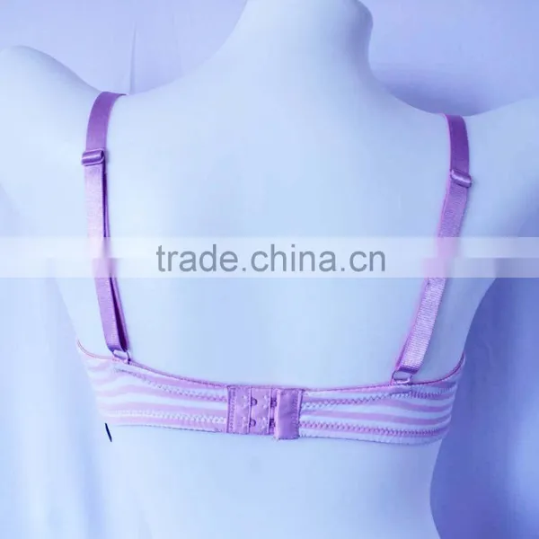 Huoyuan Factory Stripe Printed Bra Lovely Ladies New Model Bra photo-5