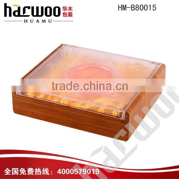 Color Wooden Pen Box With Acrylic Lid photo-3