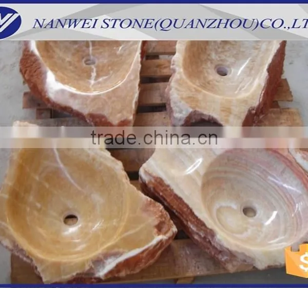 New Design Nature Stone Bathroom Art Wash Basin photo-5