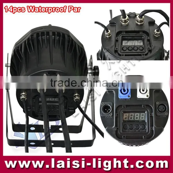 14pcs Led Par Light RGB 3in1/RGBW 4in1 Par DMX512 Led Wash Par 64 photo-3