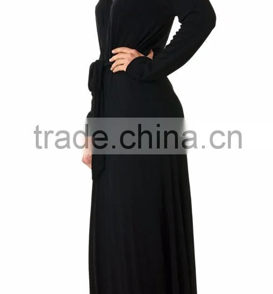 Wholesale Warm Soft Breathable Women's Slinky Jersey Bathrobe photo-3