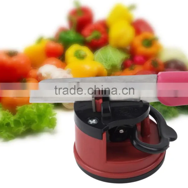 1pcs Knife Sharpener Scissors Grinder Secure Suction Chef Pad Kitchen Sharpening Tool Hot! YKS