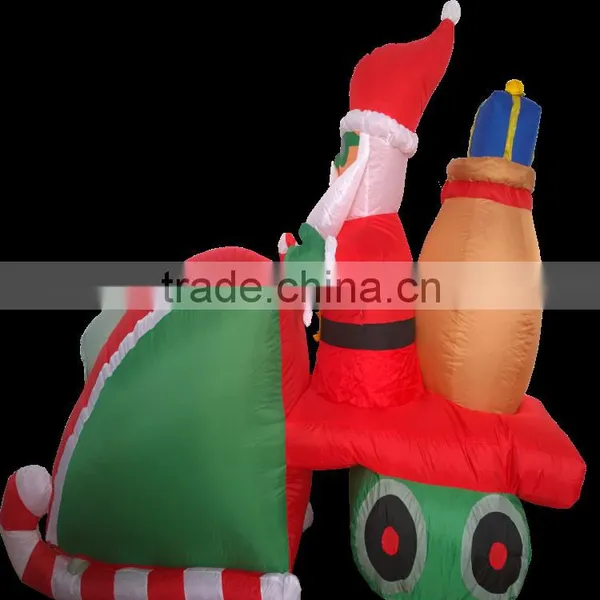 DJ-XT-02 Santa Sack Driving Snowmobile Christmas Airblown Inflatable photo-3