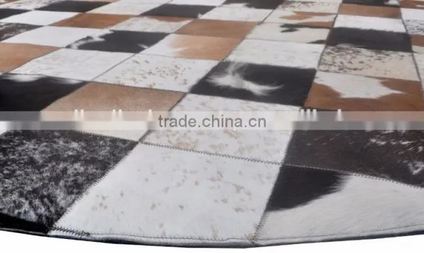 Leather Patch Rugs M-68 photo-2