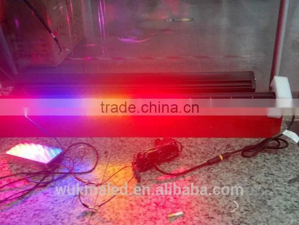 30inch 40 Inch 50inch Color Change Remote Control Led Light Bar, Red, Amber ,blue and White Strobe Light Bar photo-3