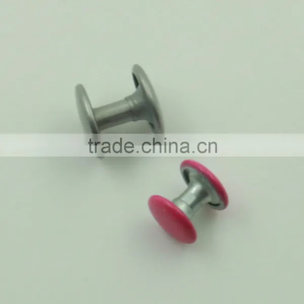 Wholesale Nickel Free Colorful Decoration Double Head Rivet for Garments Shoes Bags photo-3