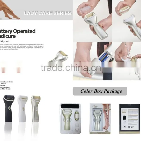 Home Use Battery Operated and Safty Foot File Pedicure Device / Feet Callus Remover photo-5