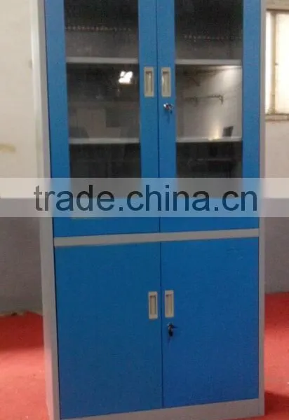 Promotion Products! Factory Direct Sale Storage Glass Door Steel Cupboard photo-3