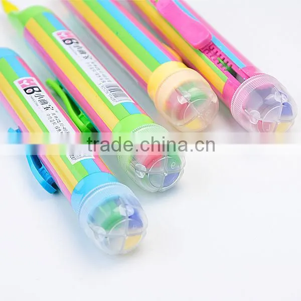 Student' Crayons,4 Colors Rotating Crayon,4 in 1 Crayon photo-5