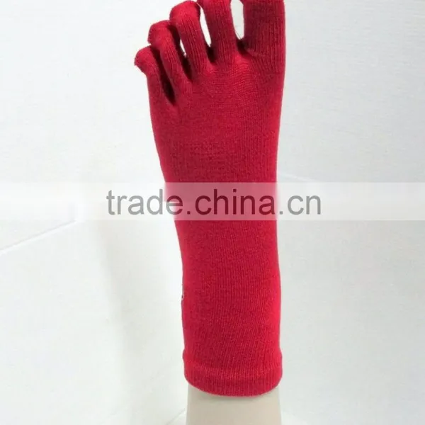 Ladies Anti Slip 5 Toe Yoga Pilates Sock photo-4