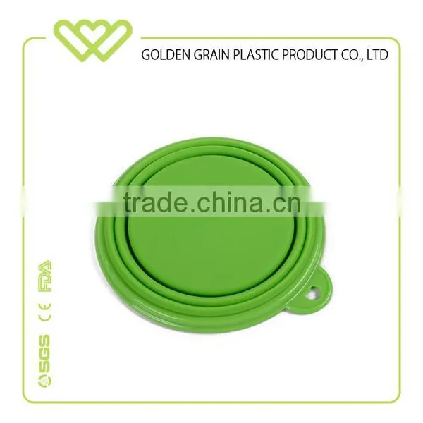 Wholesale Pet Silicon Plastic Dog Cat Travel Dish