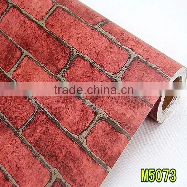 Simple China Wind Brick Type Self-adhesive Wallpaper Price photo-5